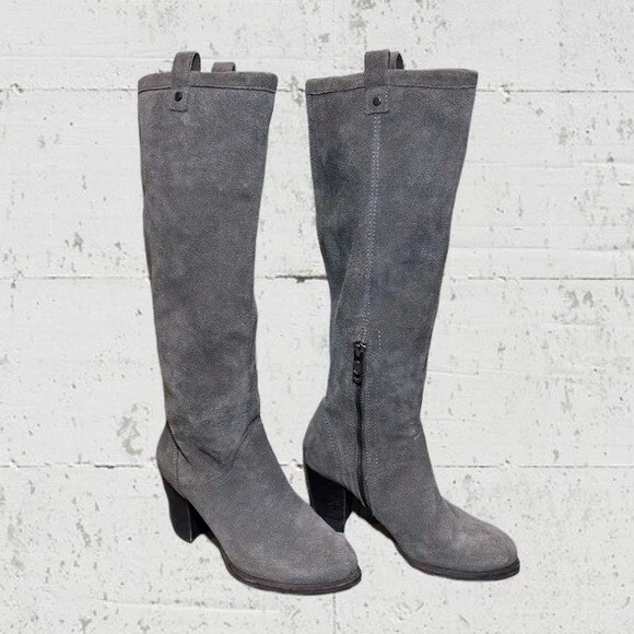 UGG Women's Gray Heeled Boots - Picture 2 of 14